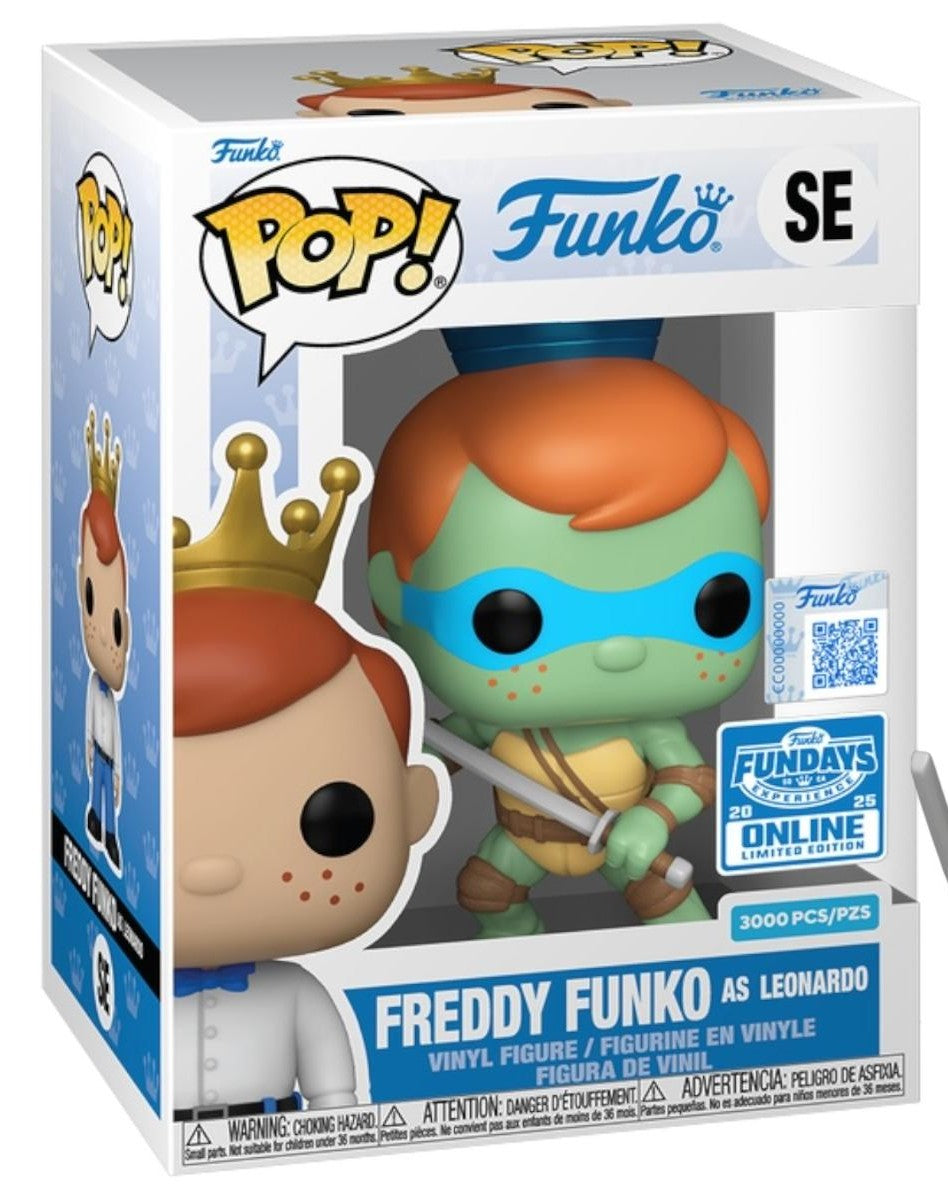 SE Freddy Funko as Leonardo Fundays 2025 Limited Edition 3000