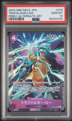 ST10-010 Trafalgar Law PRB01 V2 PSA10 Graded - One Piece TCG JAP