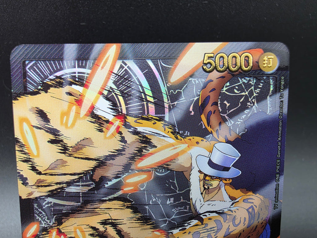 OP07-079 Rob Lucci Leader Gold Lettering Alternative Art JAP