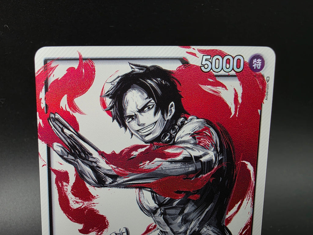 OP03-001 Portgas D. Ace V2 Alternative Art JAP