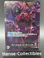 OP09-081 Marshall D. Teach 2nd Anniversary Leader Promo Alternative Art JAP