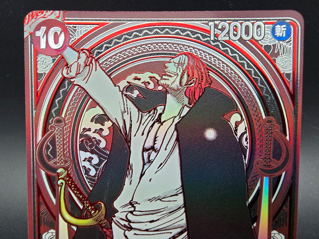 OP09-004 Shanks Silver Special Rare Alternative Art One Piece TCG JAP