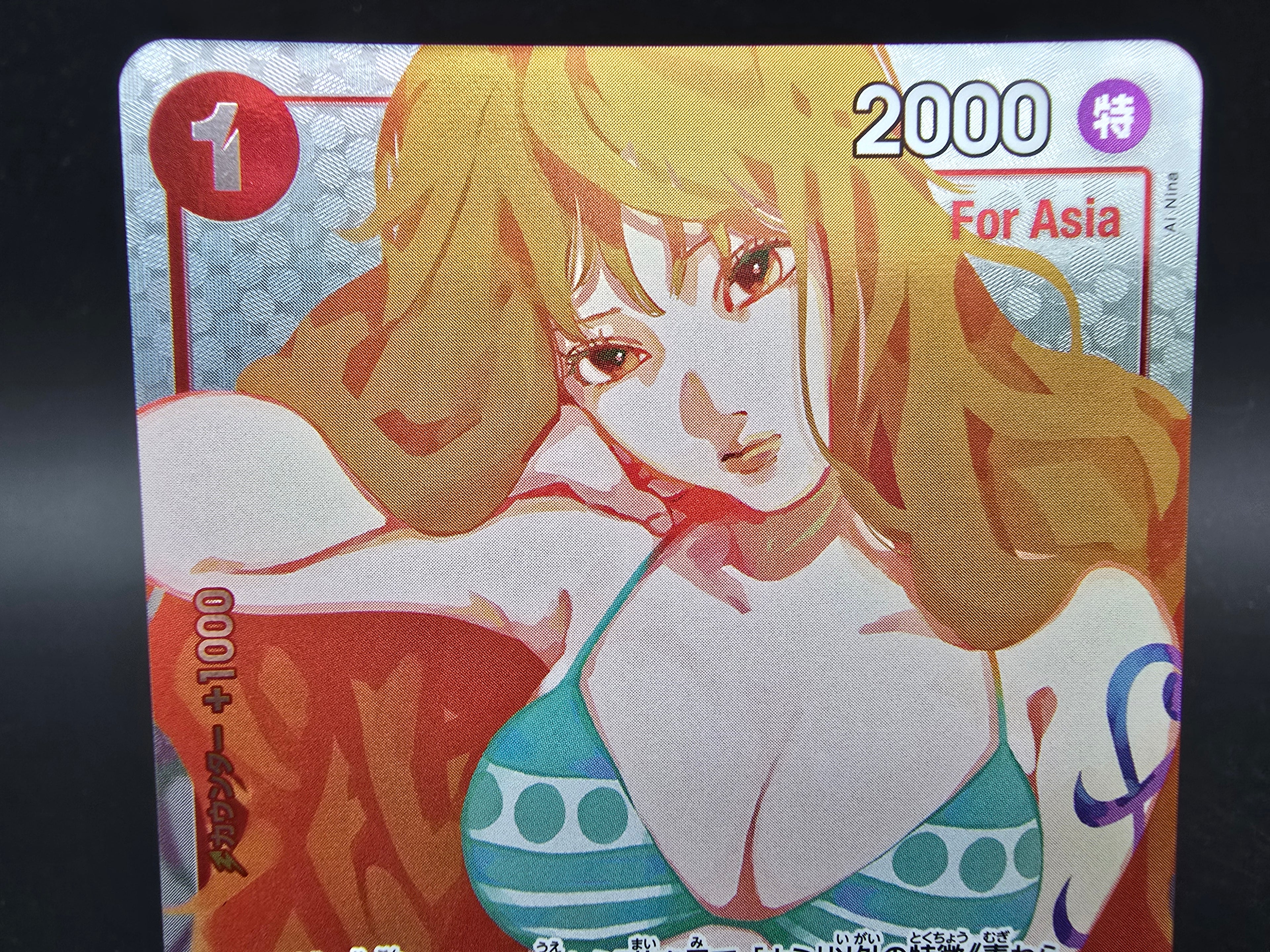 OP01-016 Nami FOR ASIA Promo Alternative Art One Piece TCG JAP