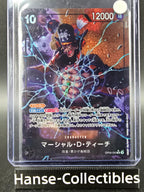 OP09-093 Marshall D. Teach V2 Alternative Art One Piece TCG JAP