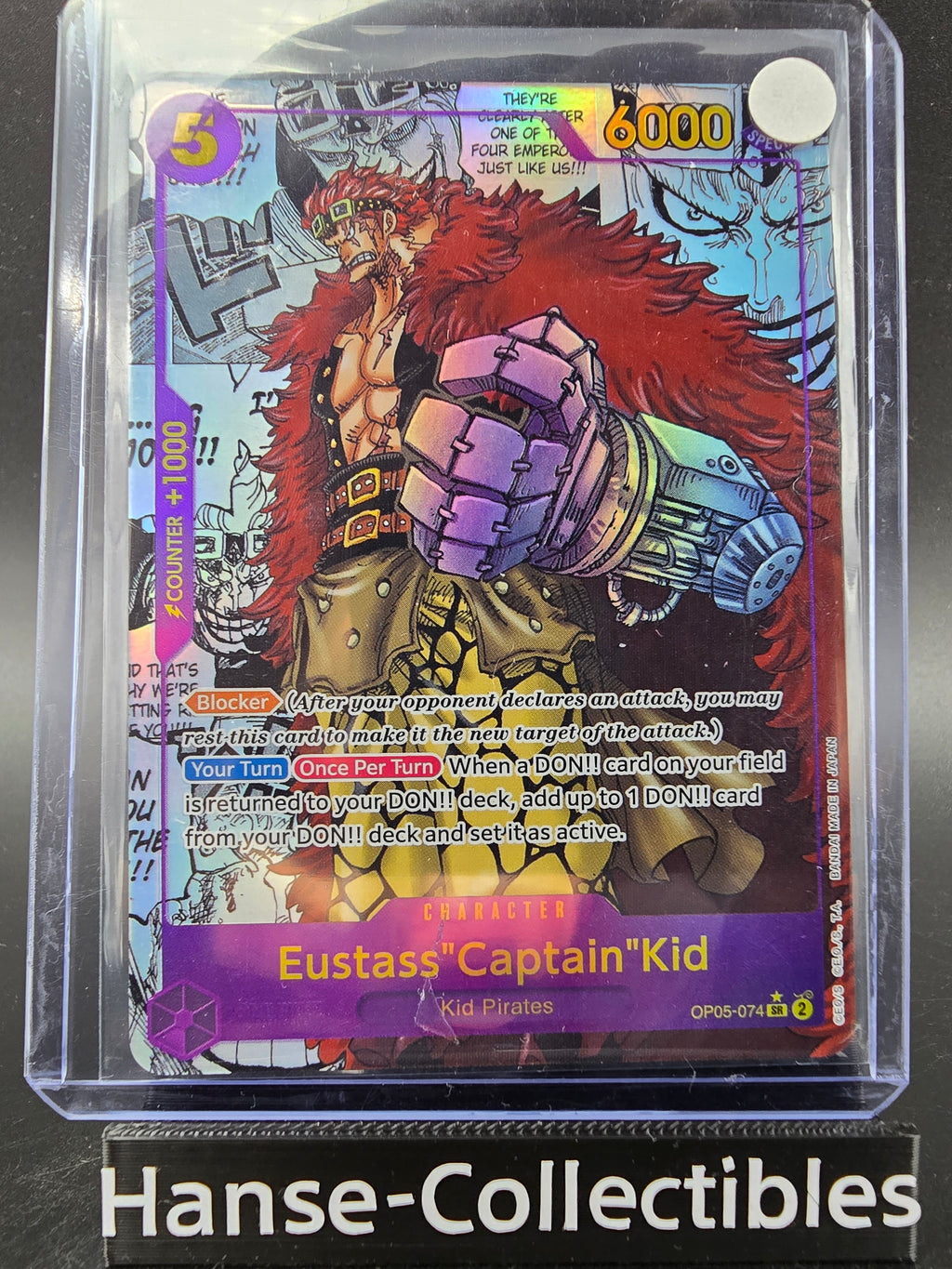 OP05-074 Eustass Captain Kid Manga Rare One Piece TCG ENG
