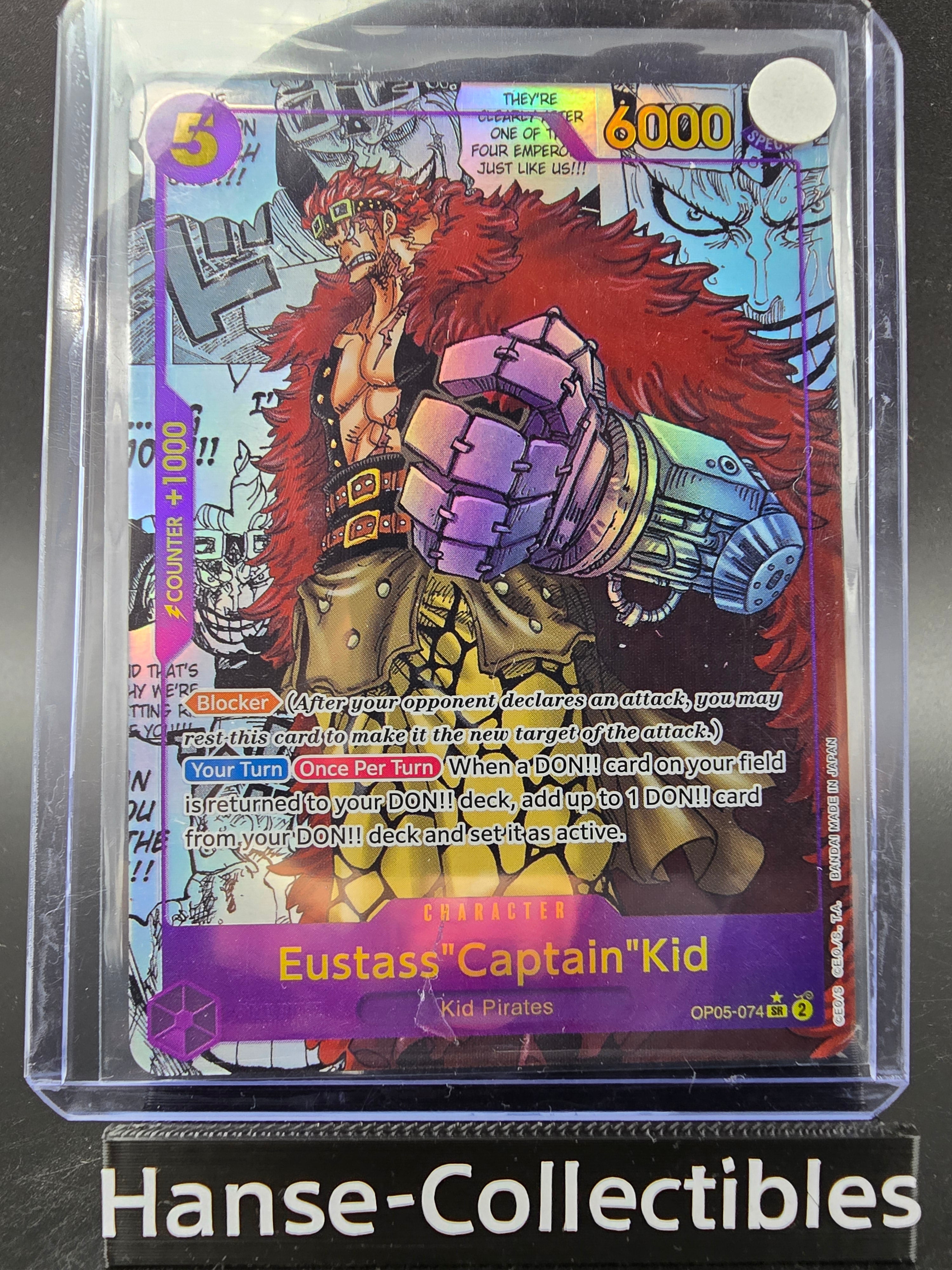 OP05-074 Eustass Captain Kid Manga Rare One Piece TCG ENG