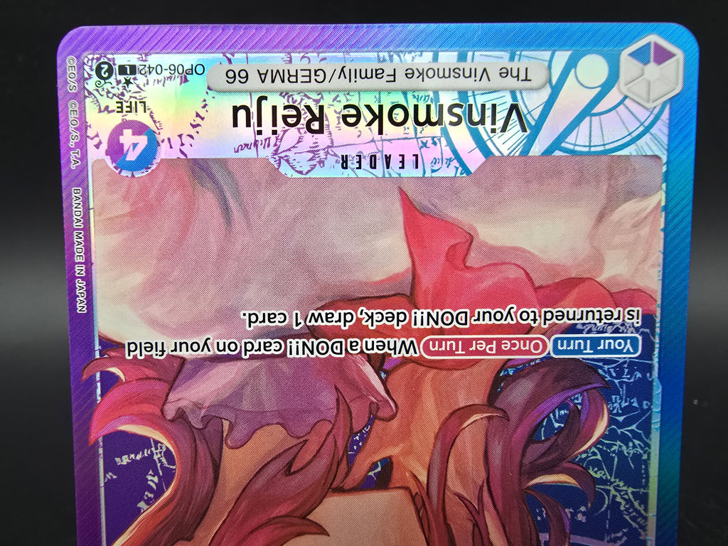 OP06-042 Vinsmoke Reiju LeaderV2 Alternative Art One Piece TCG ENG