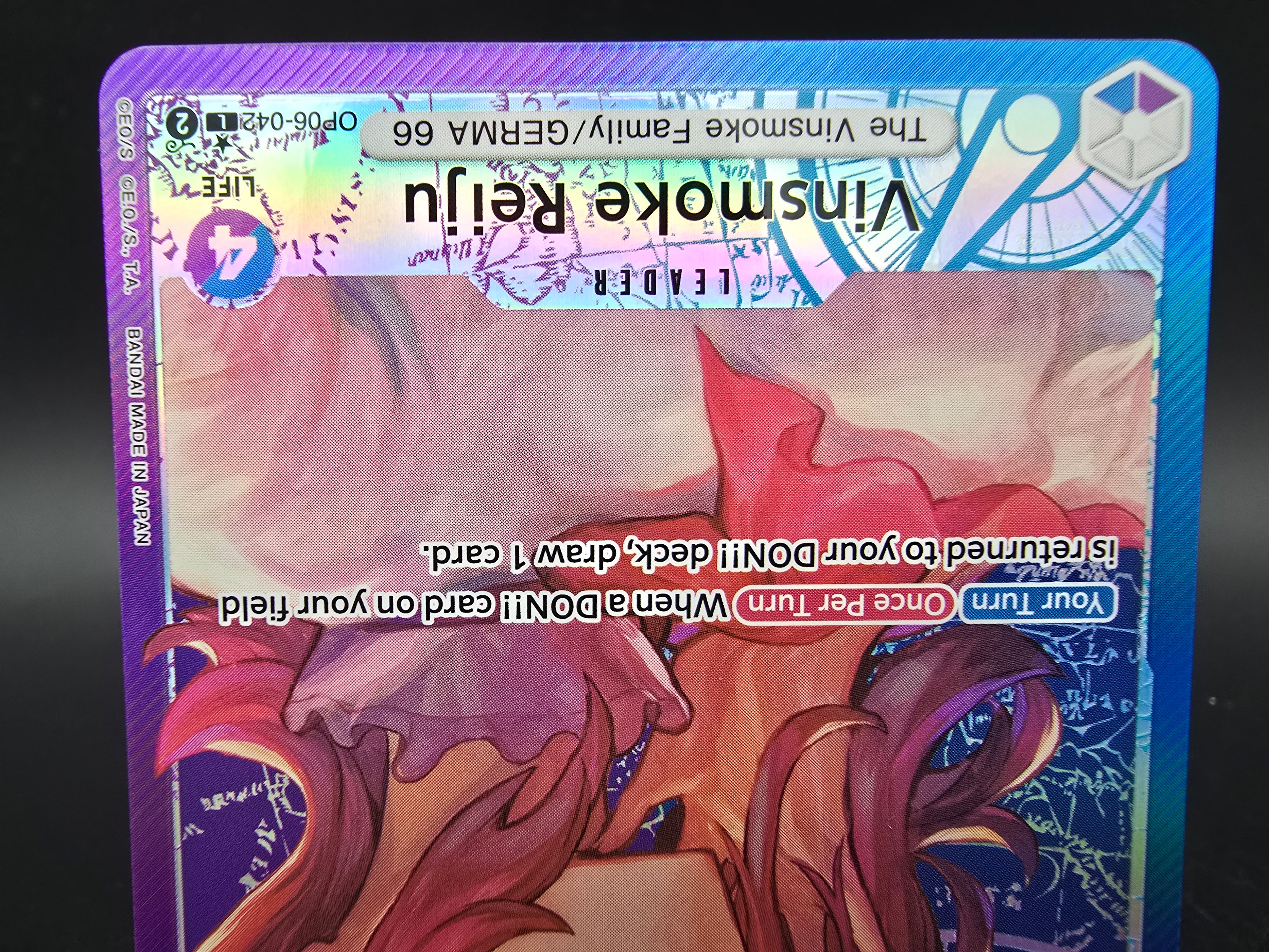 OP06-042 Vinsmoke Reiju LeaderV2 Alternative Art One Piece TCG ENG