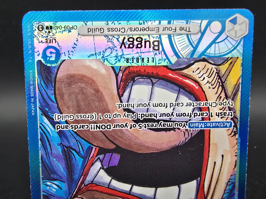 OP09-042 Buggy LeaderV2 Alternative Art One Piece TCG ENG