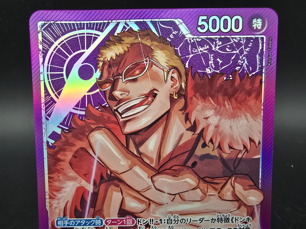 OP14-060 Donquixote Doflamingo Leader V2 One Piece TCG JAP