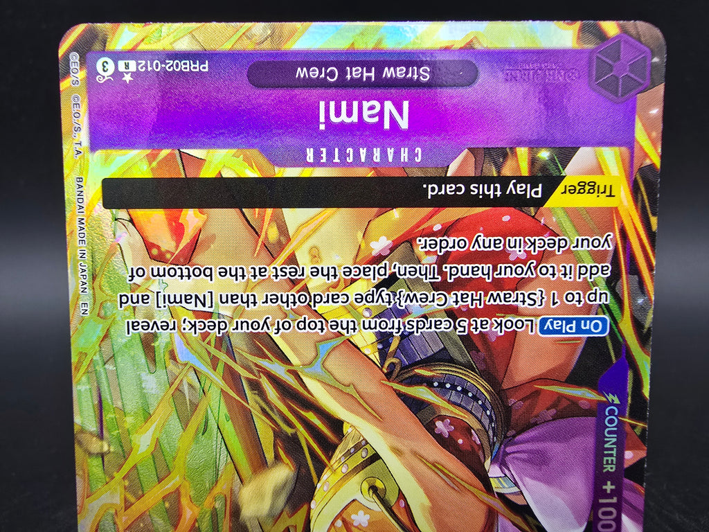 PRB02-012 Nami V2 Alternative Art One Piece TCG ENG