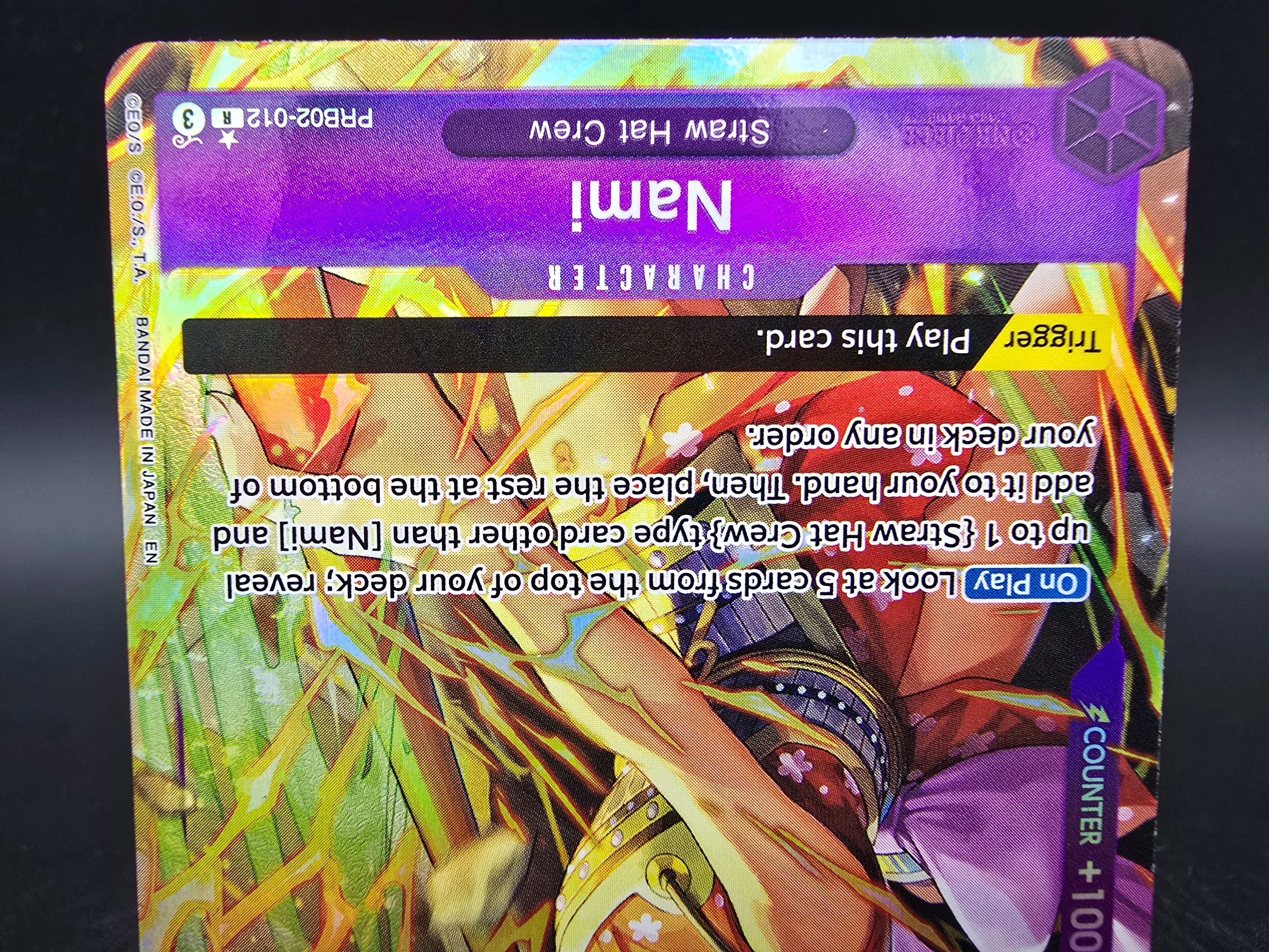 PRB02-012 Nami V2 Alternative Art One Piece TCG ENG