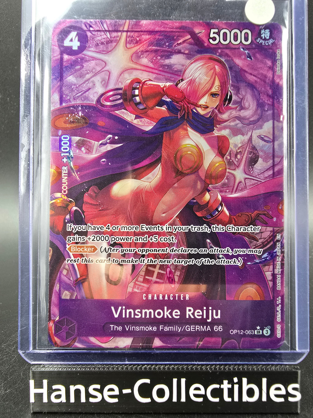 OP12-063 Vinsmoke Reiju V2 Alternative Art One Piece TCG ENG