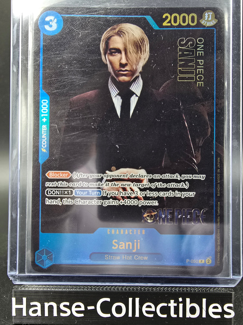 P-050 Sanji Live Action Promo One Piece TCG ENG