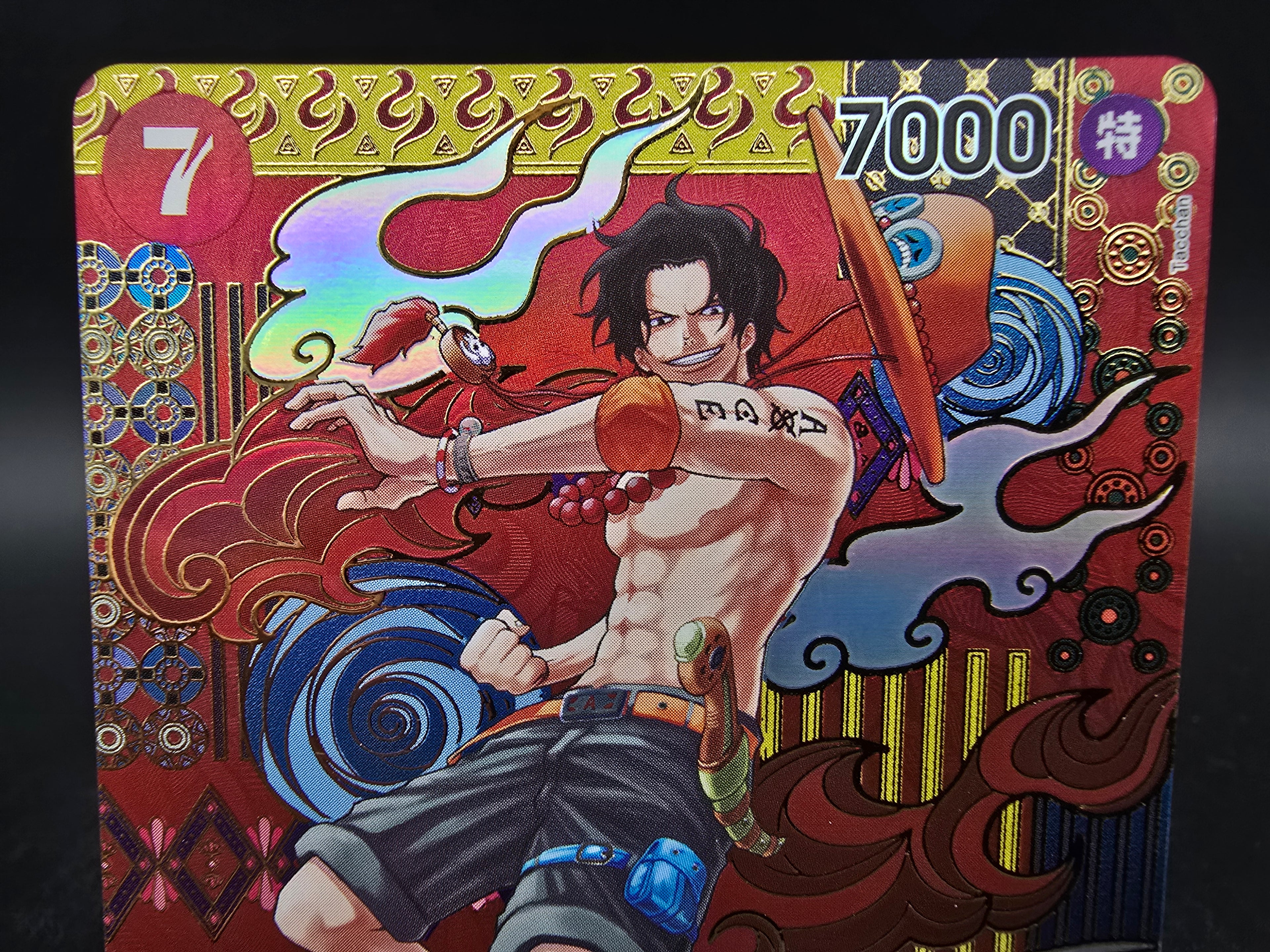 OP02-013 Portgas D. Ace Special Rare Mosaik One Piece TCG JAP *EXC*