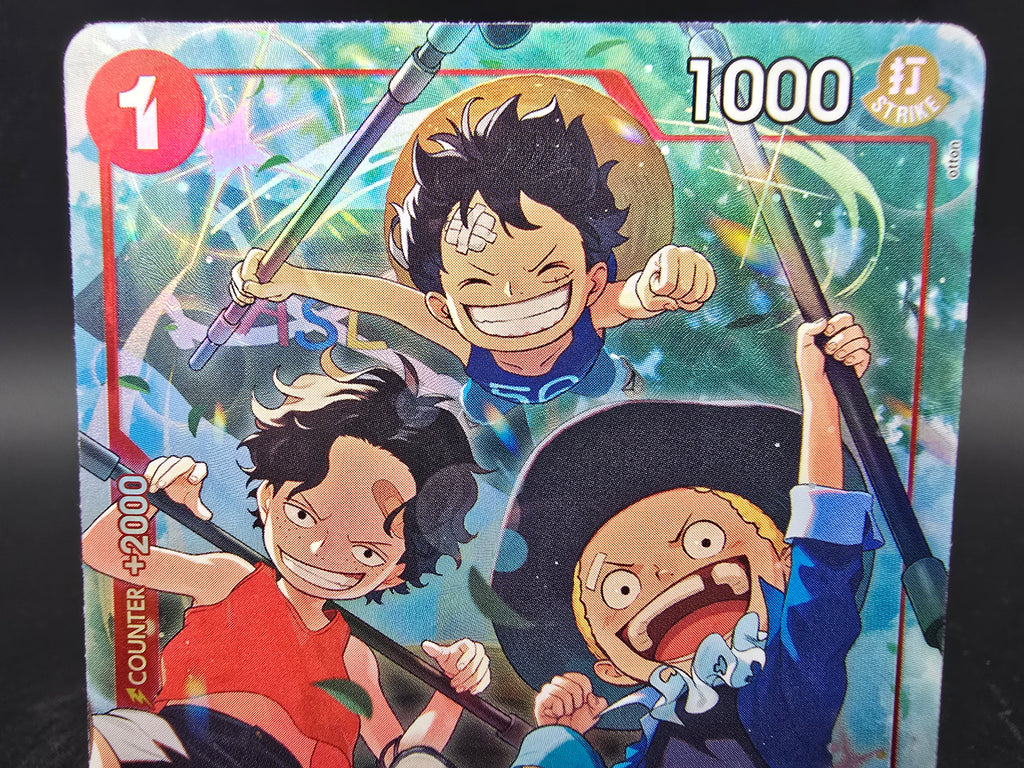 OP13-007 Ace & Sabo & Luffy V2 Alternative Art One Piece TCG ENG