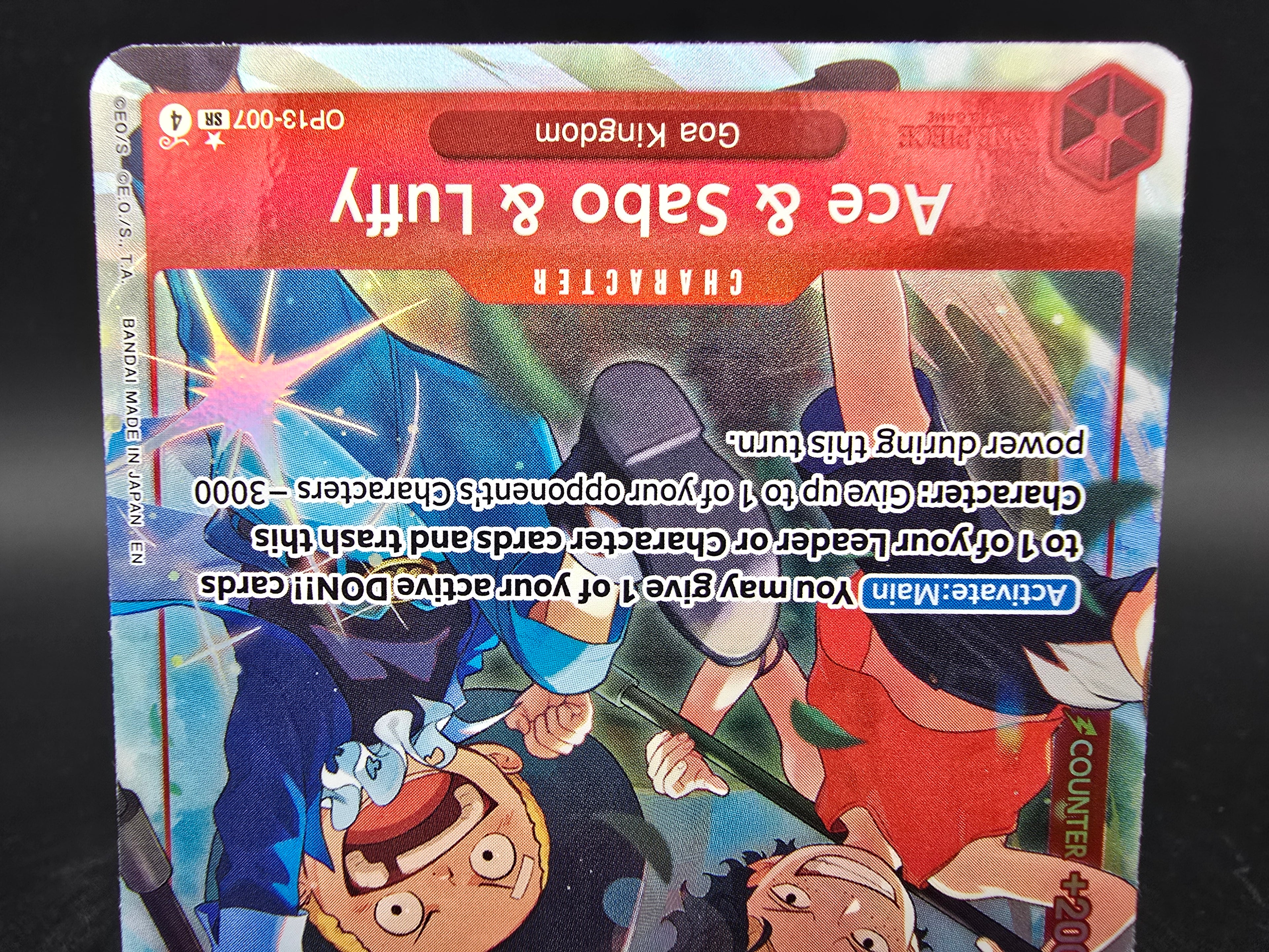 OP13-007 Ace & Sabo & Luffy V2 Alternative Art One Piece TCG ENG