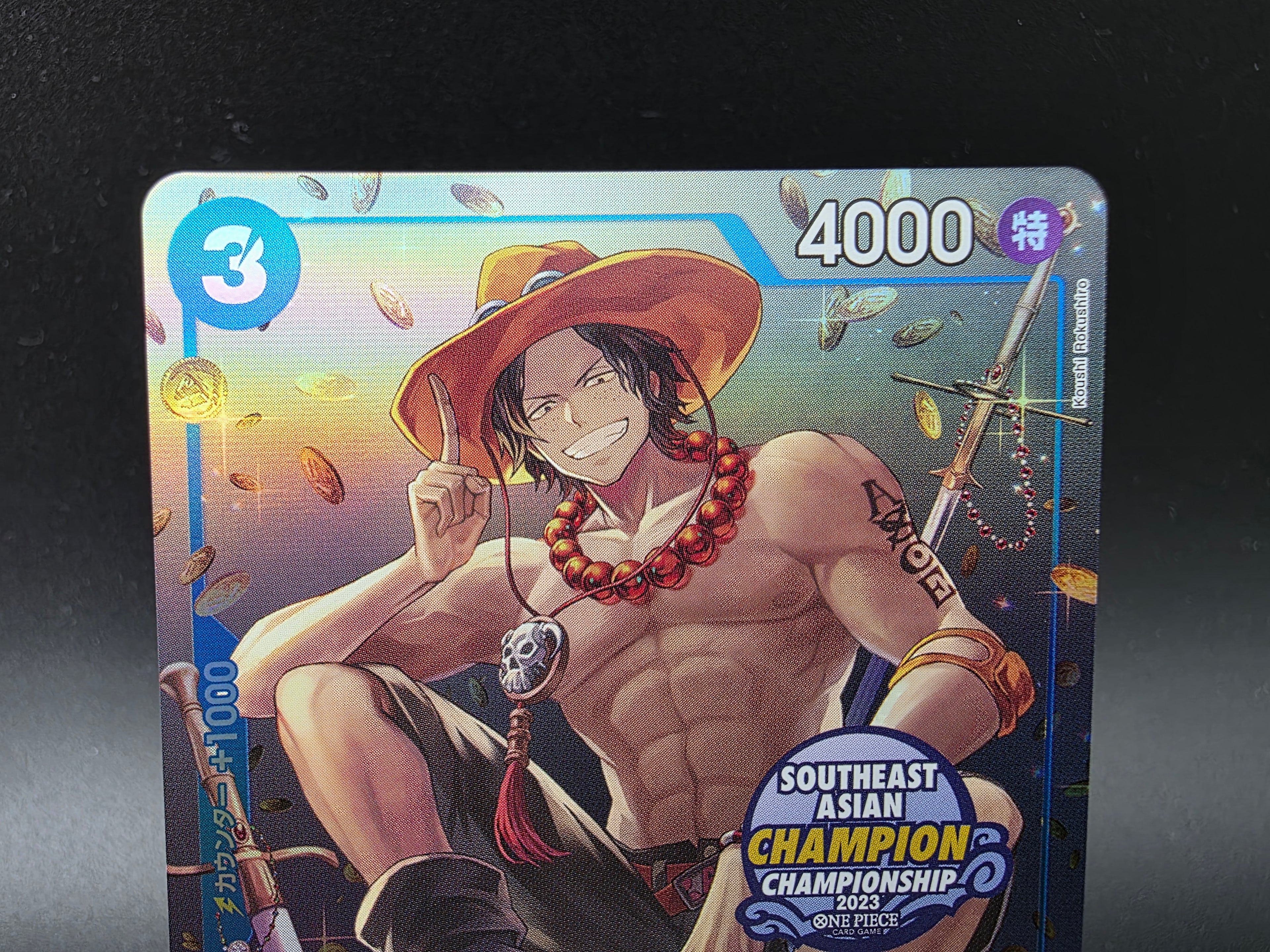 P-074 Portgas D. Ace Southeast Asian Promo One Piece TCG JAP