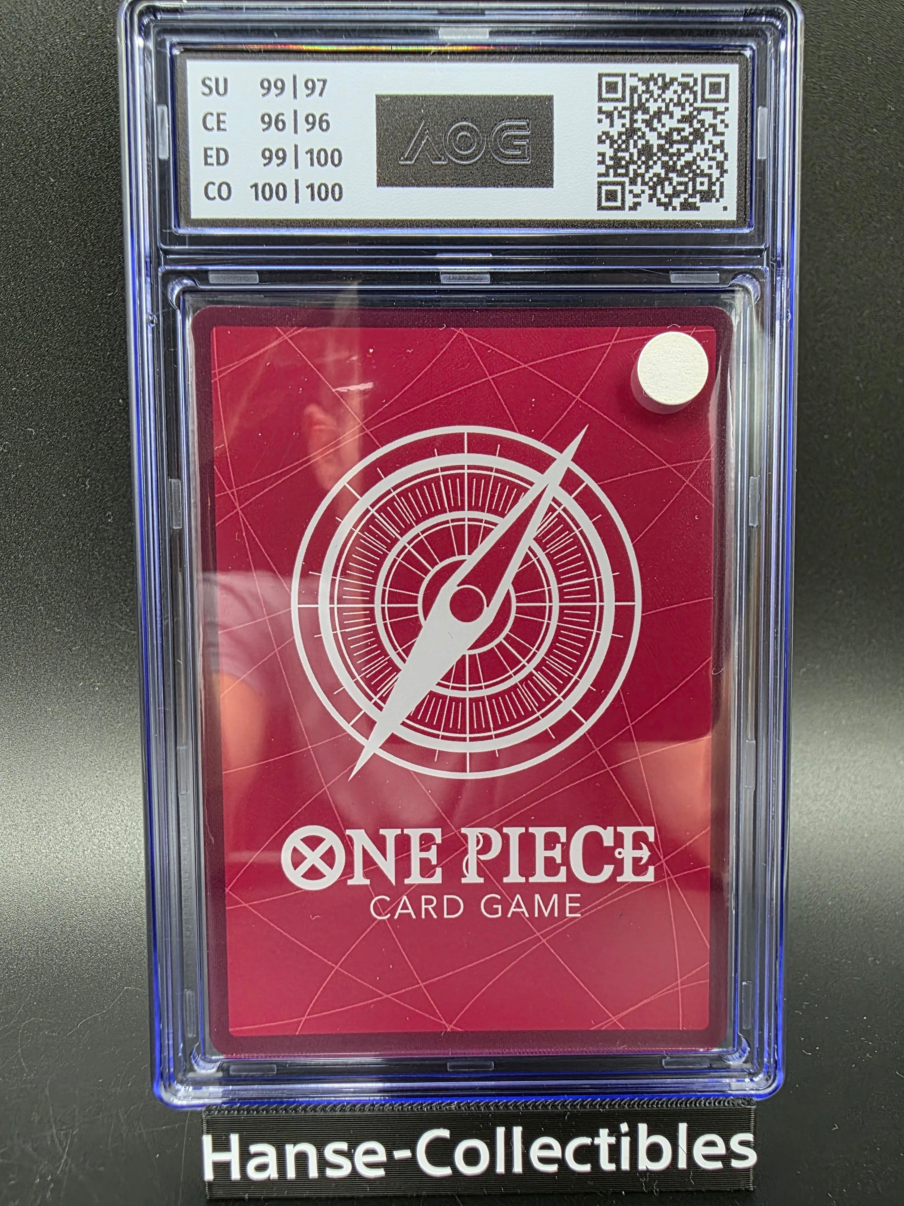 OP10-099 Eustass Captain Kid Leader V2 Pristine 10 AOG Grading - One Piece TCG JAP
