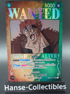 OP01-051 Eustass Captain Kid Wanted Special Rare One Piece TCG JAP