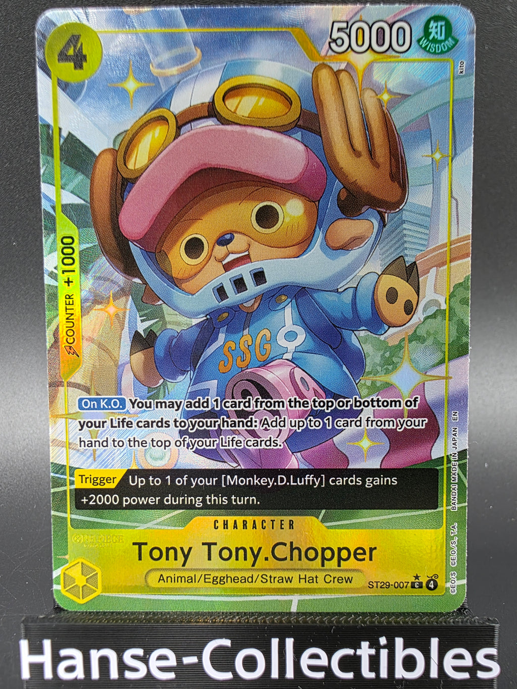 ST29-007 Tony Tony Chopper V2 Alternative Art One Piece TCG ENG