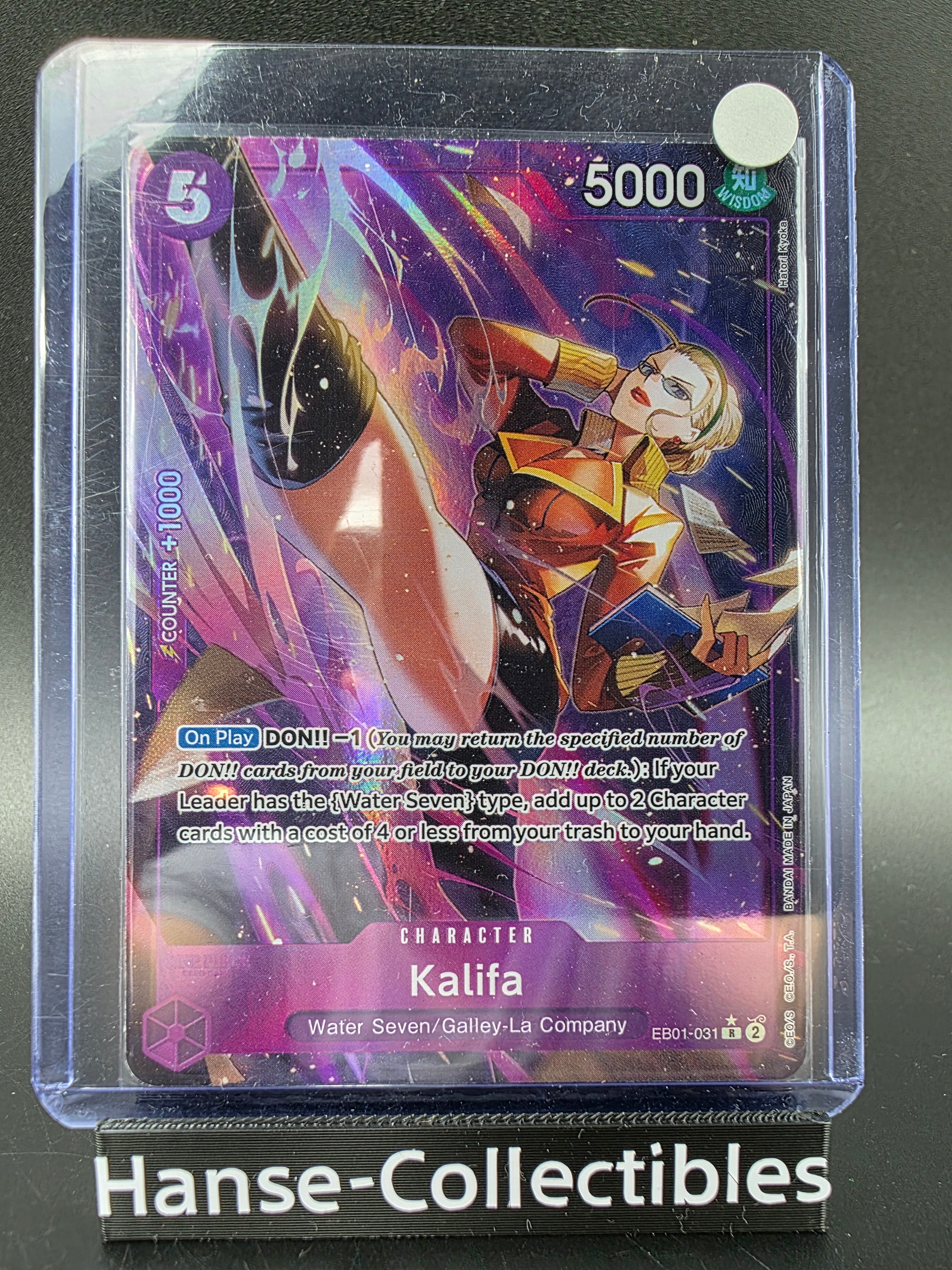 EB01-031 Kalifa V2 Alternative Art One Piece TCG ENG