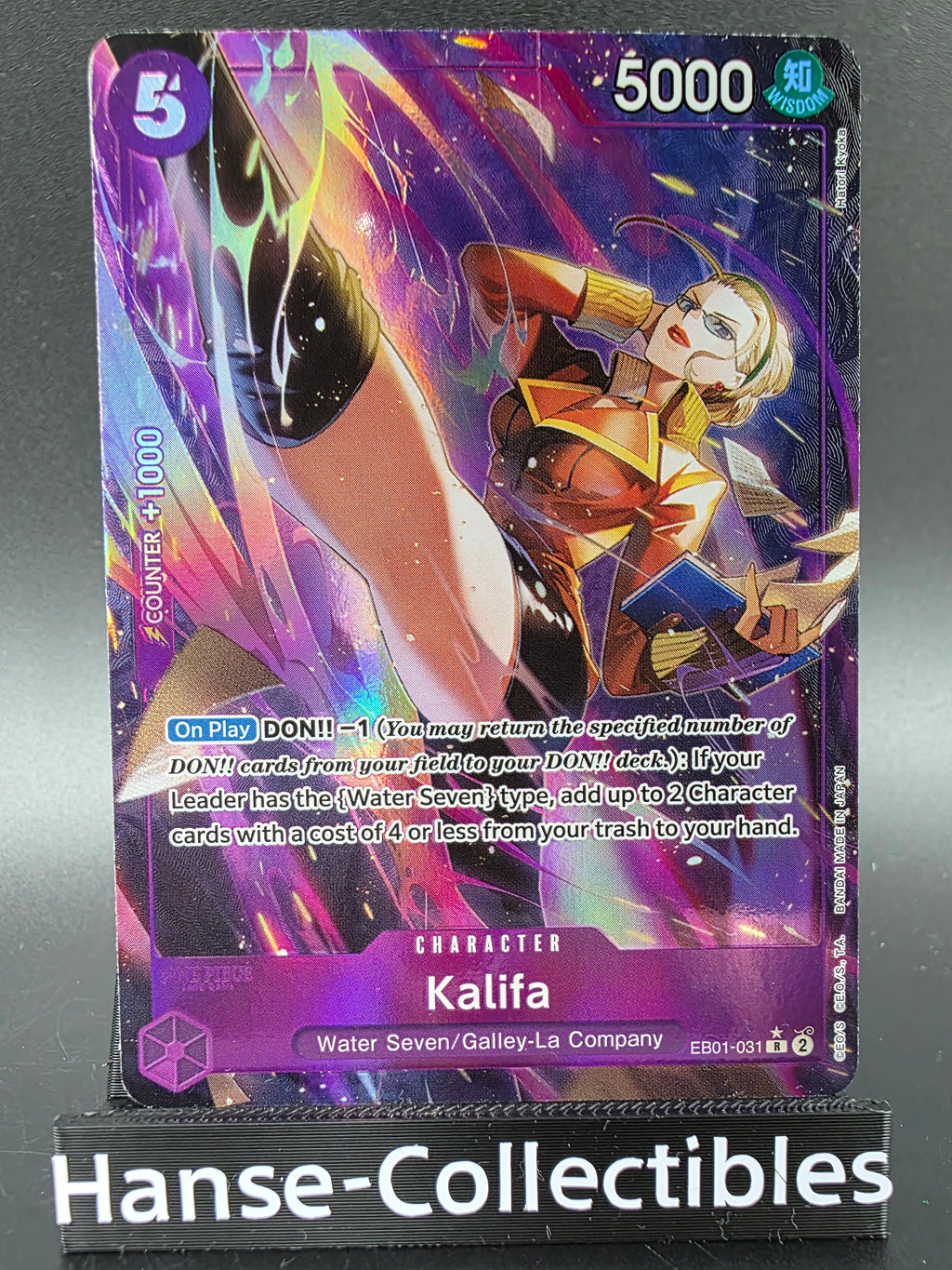 EB01-031 Kalifa V2 Alternative Art One Piece TCG ENG