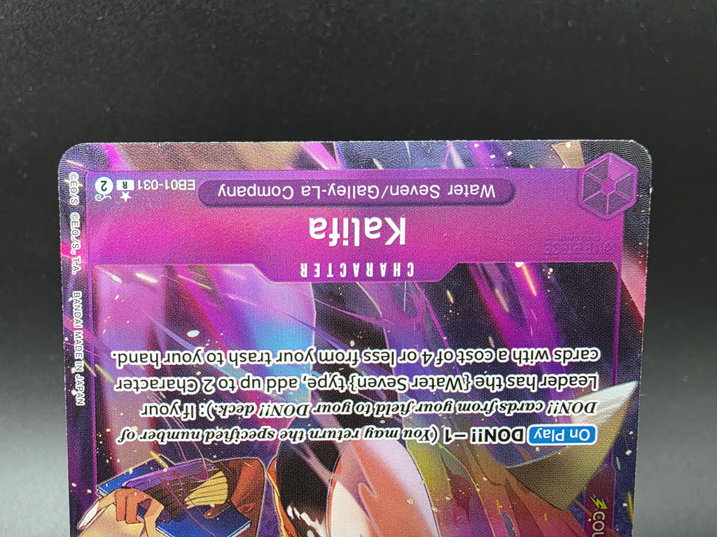 EB01-031 Kalifa V2 Alternative Art One Piece TCG ENG