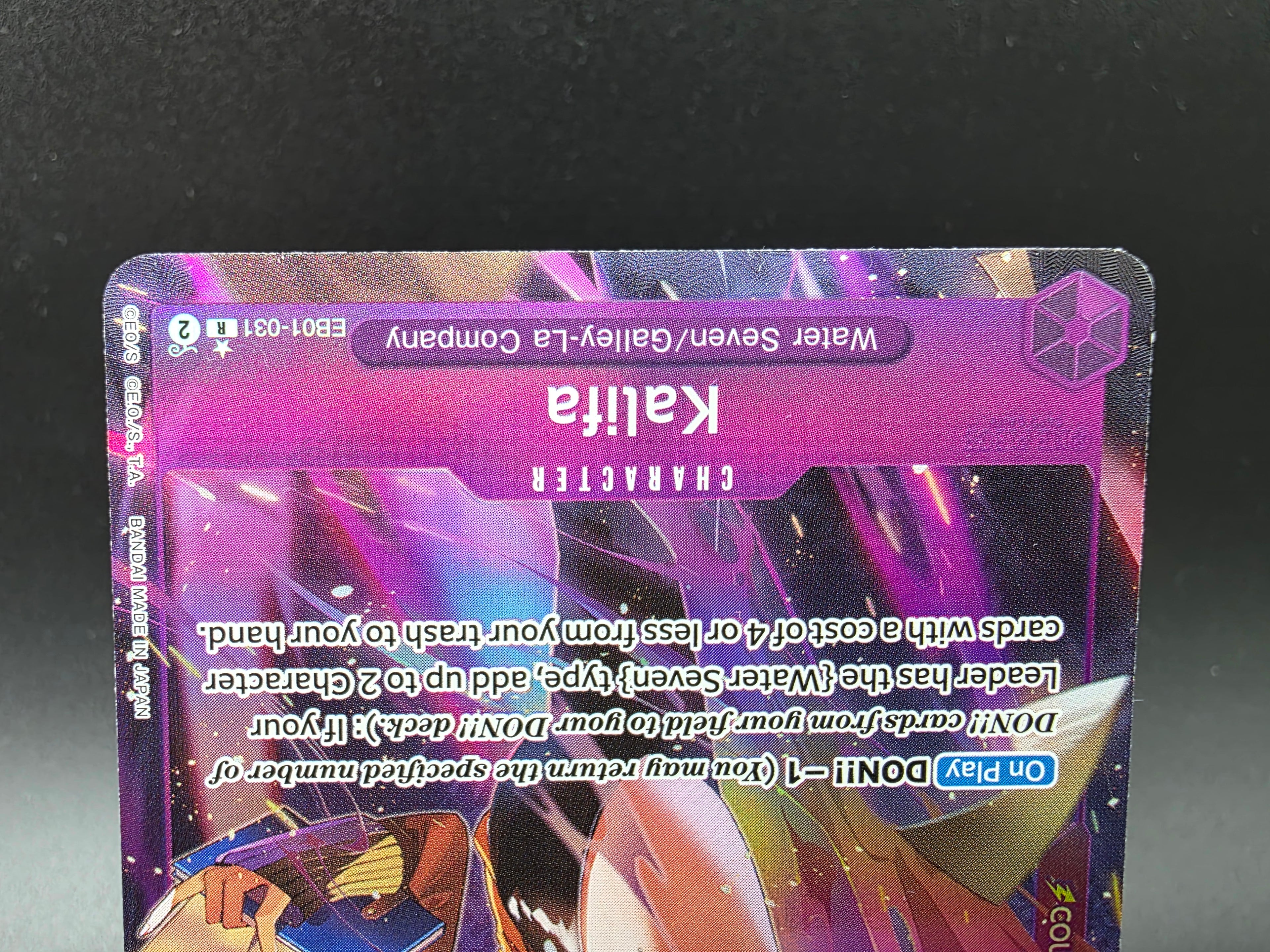 EB01-031 Kalifa V2 Alternative Art One Piece TCG ENG