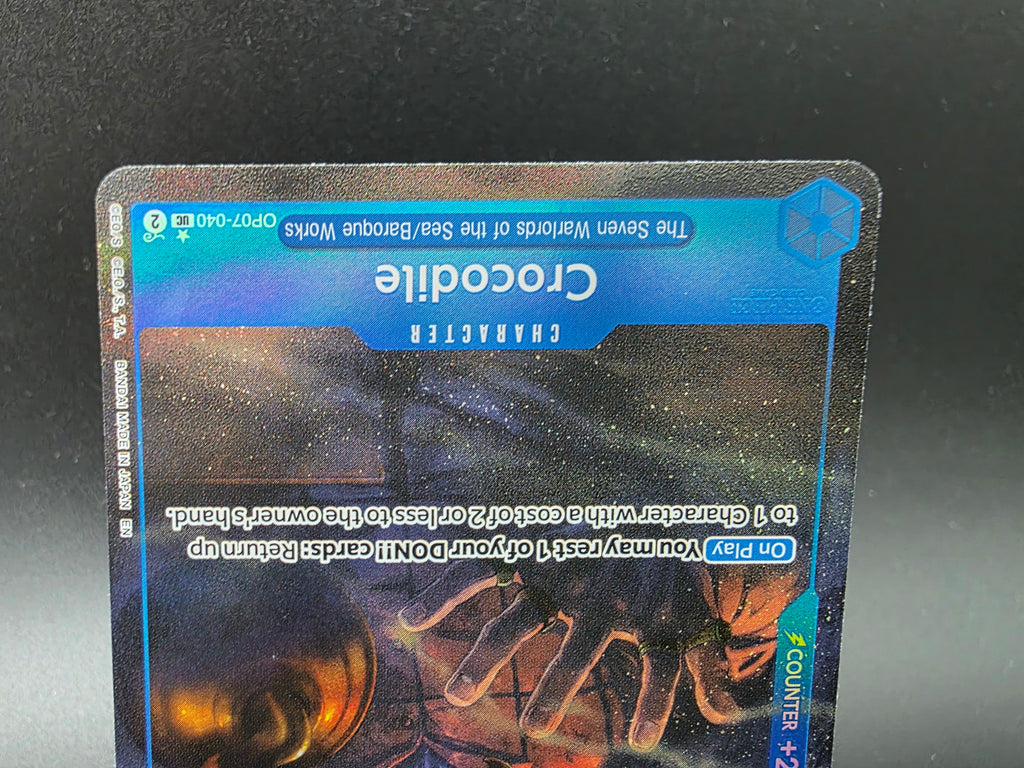 OP07-040 Crocodile V3 Alternative Art One Piece TCG ENG