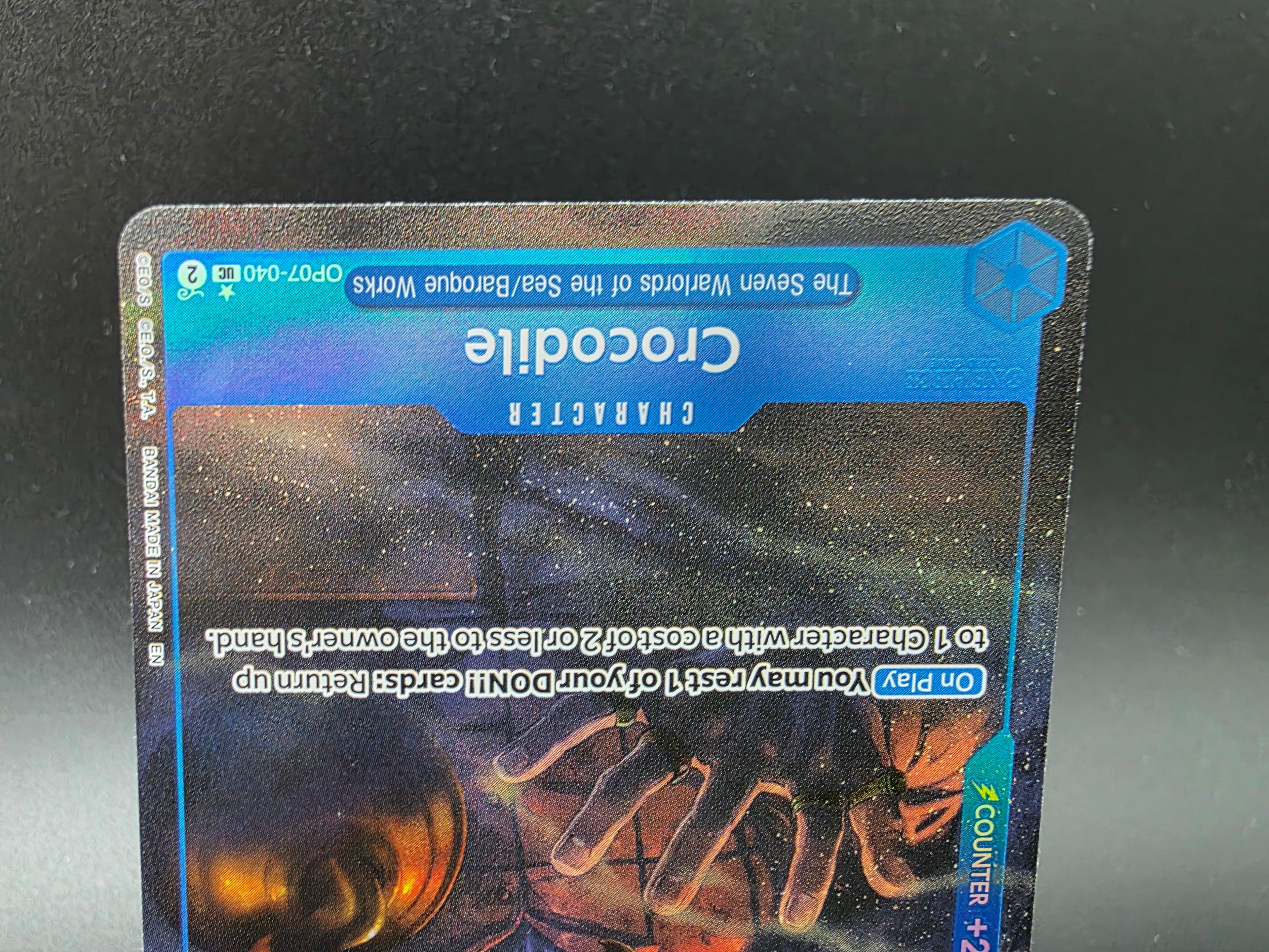 OP07-040 Crocodile V3 Alternative Art One Piece TCG ENG