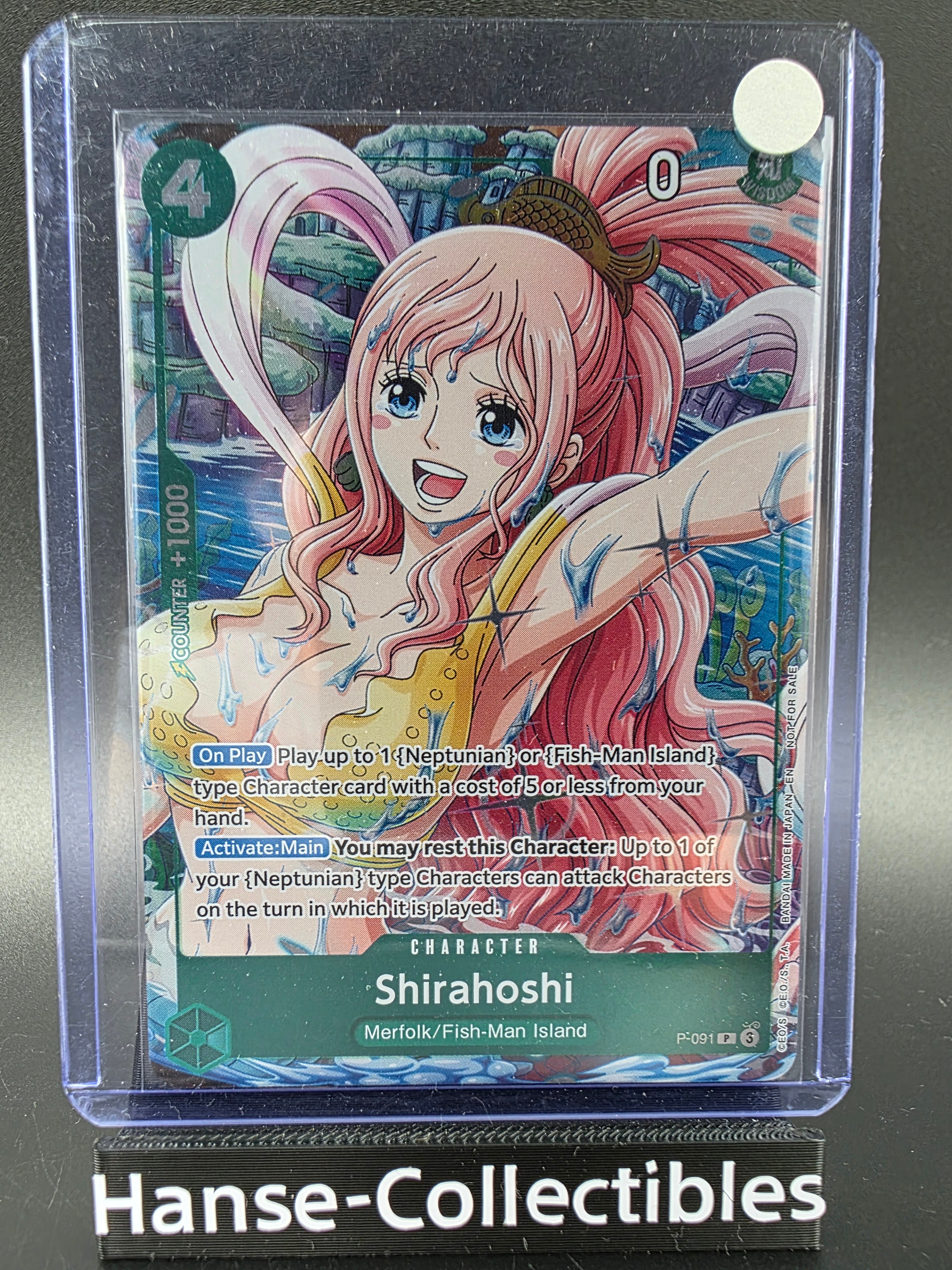 P-091 Shirahoshi Promo One Piece TCG ENG