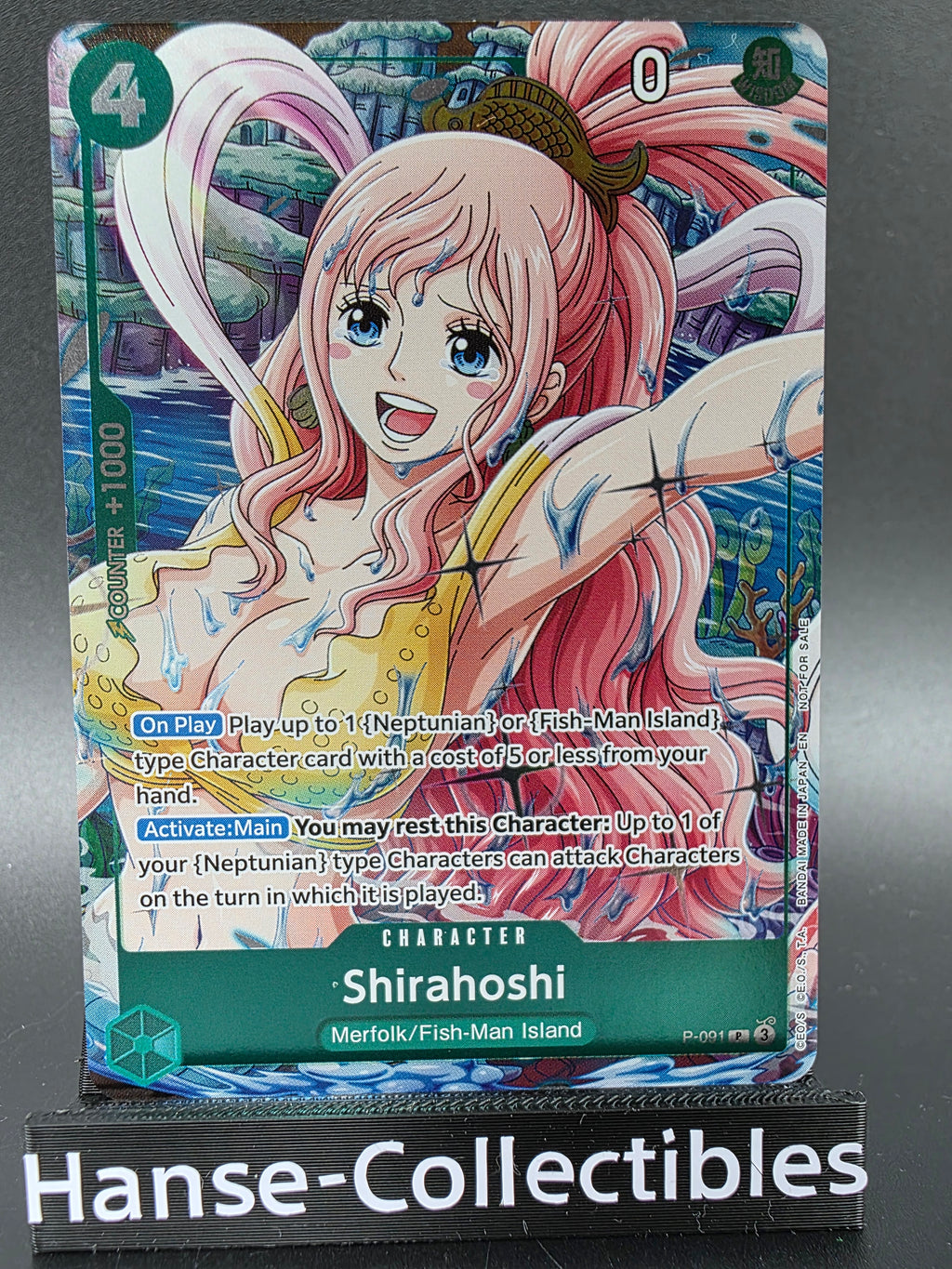 P-091 Shirahoshi Promo One Piece TCG ENG