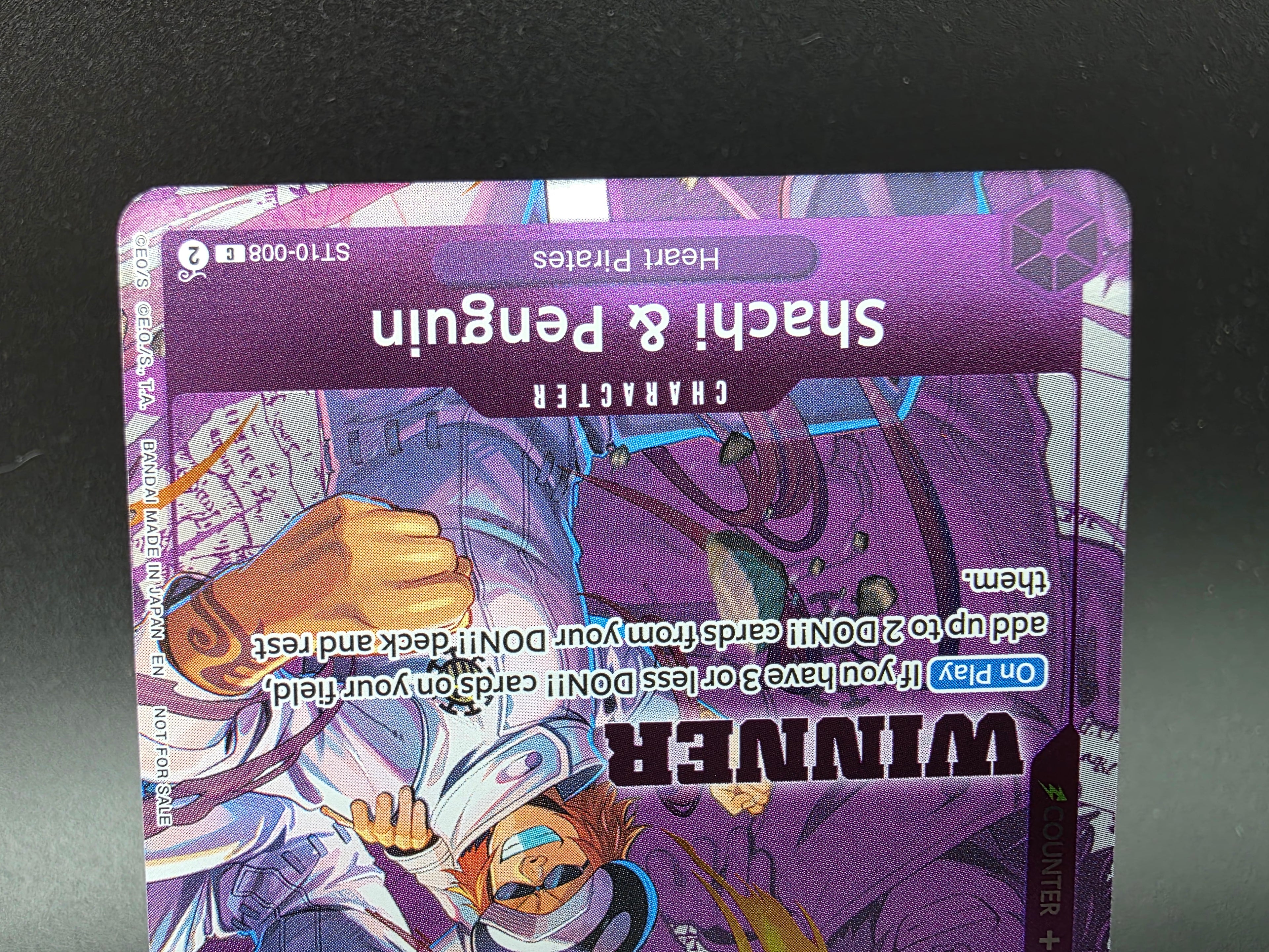 ST10-008 Shachi & Penguin Winner Promo One Piece TCG ENG