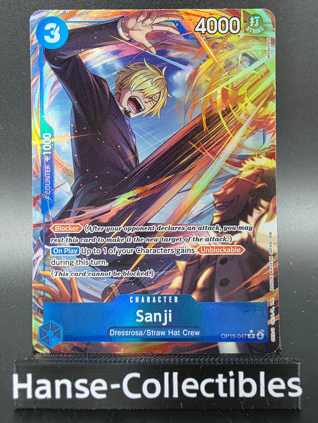 OP15-047 Sanji V2 Alternative Art One Piece TCG ENG