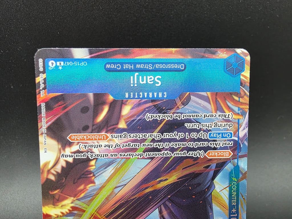 OP15-047 Sanji V2 Alternative Art One Piece TCG ENG