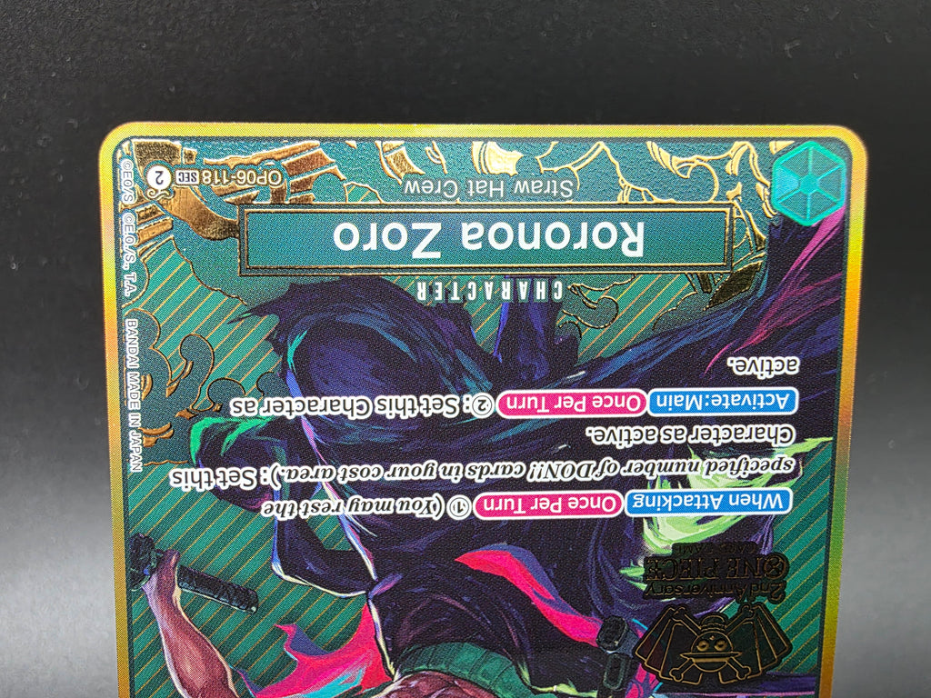 OP06-118 Roronoa Zoro Compass Promo One Piece TCG ENG