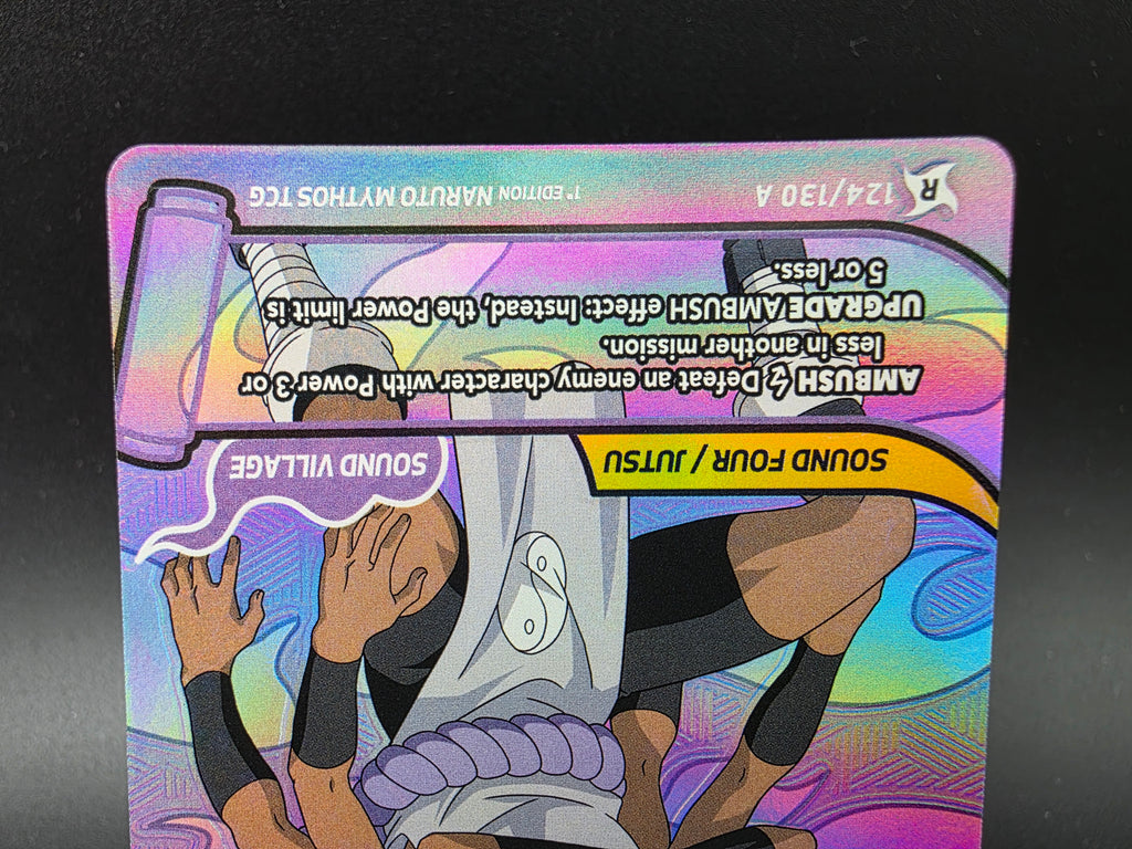 124/130 A Kidomaru Alternative Art - Naruto Mythos TCG ENG 1st Edition