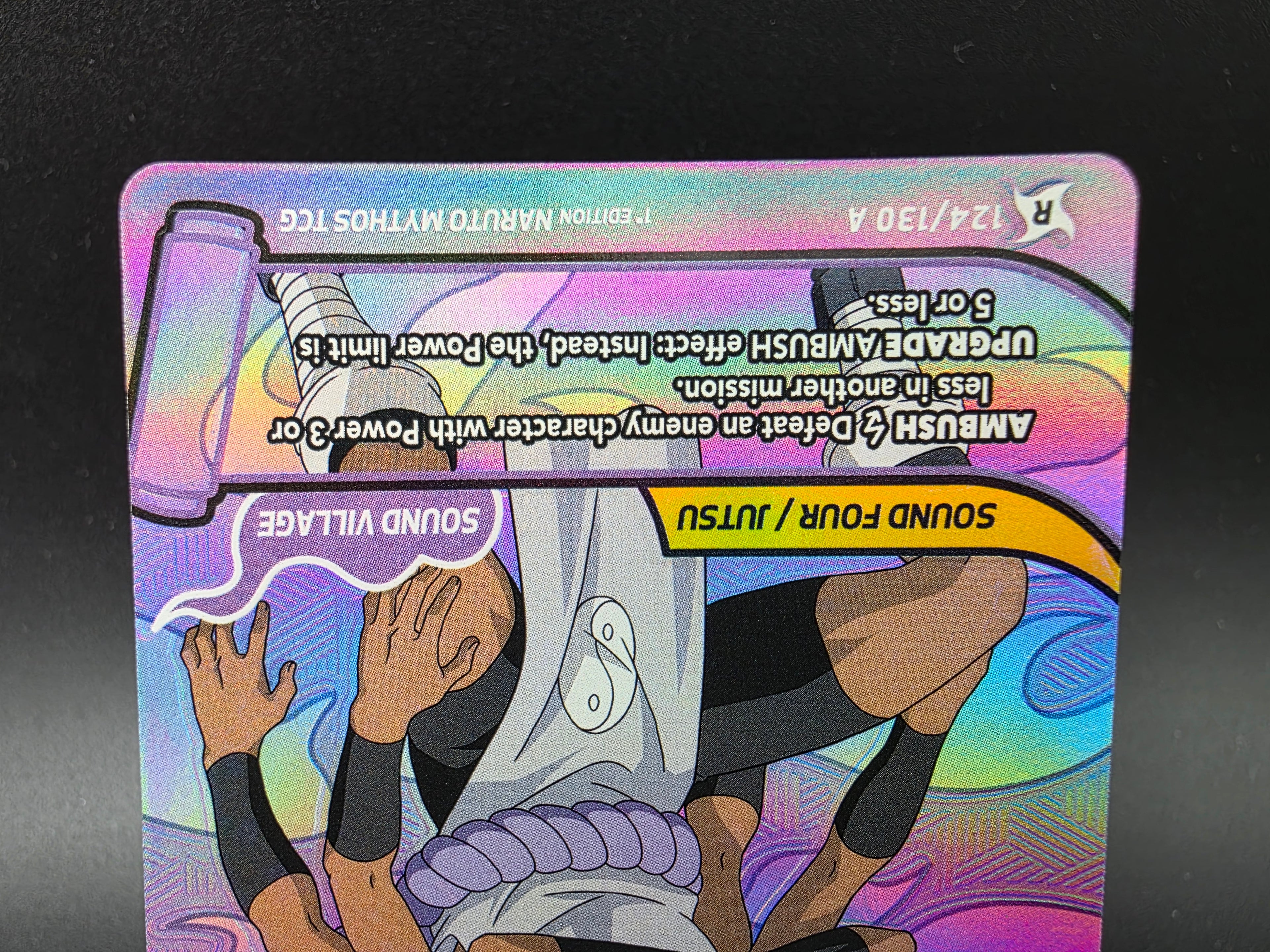 124/130 A Kidomaru Alternative Art - Naruto Mythos TCG ENG 1st Edition