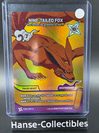 118/130 A Nine-Tailed Fox Alternative Art - Naruto Mythos TCG ENG 1st Edition