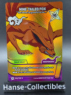 118/130 A Nine-Tailed Fox Alternative Art - Naruto Mythos TCG ENG 1st Edition