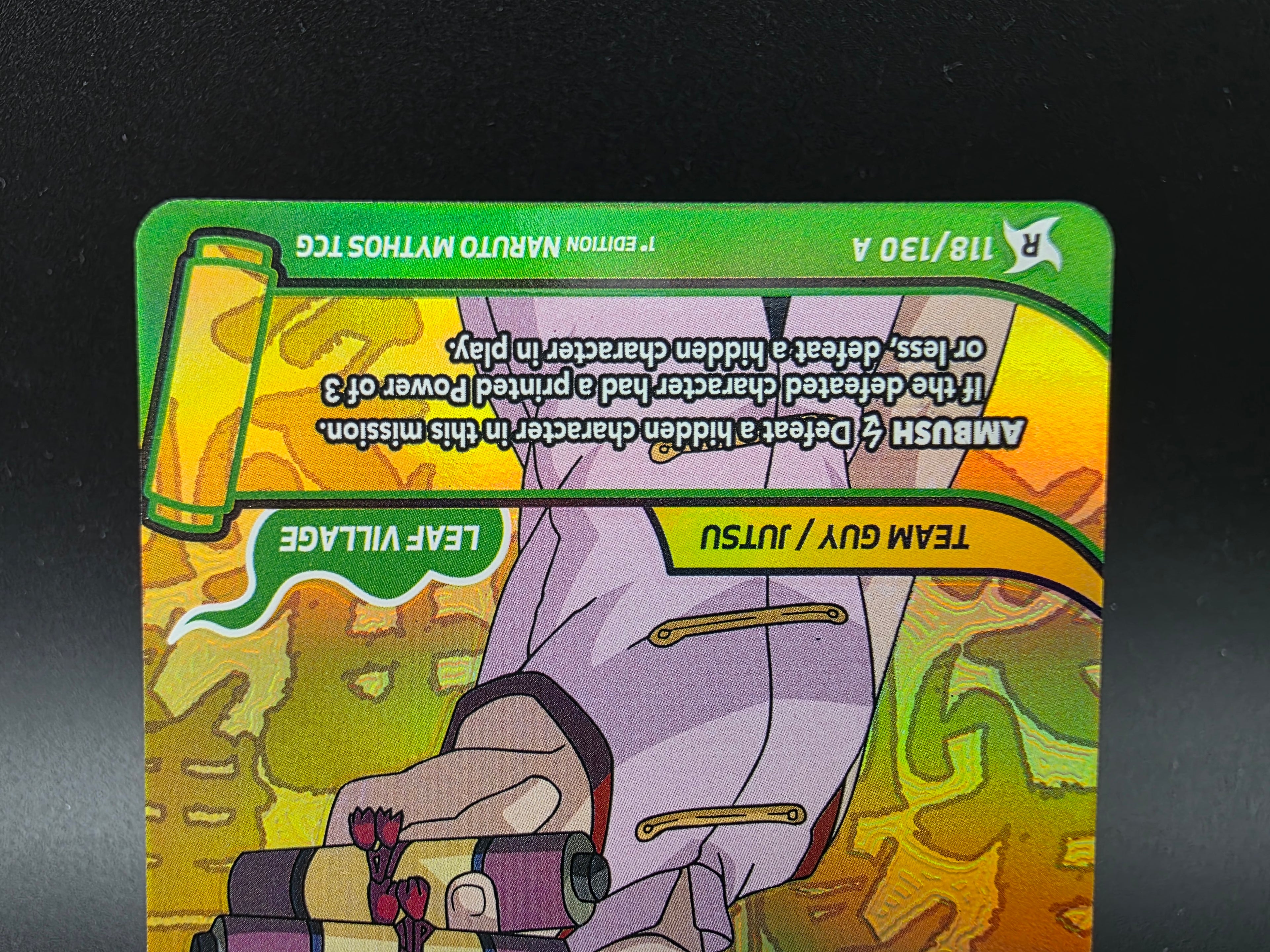 118/130 A Tenten Alternative Art - Naruto Mythos TCG ENG 1st Edition