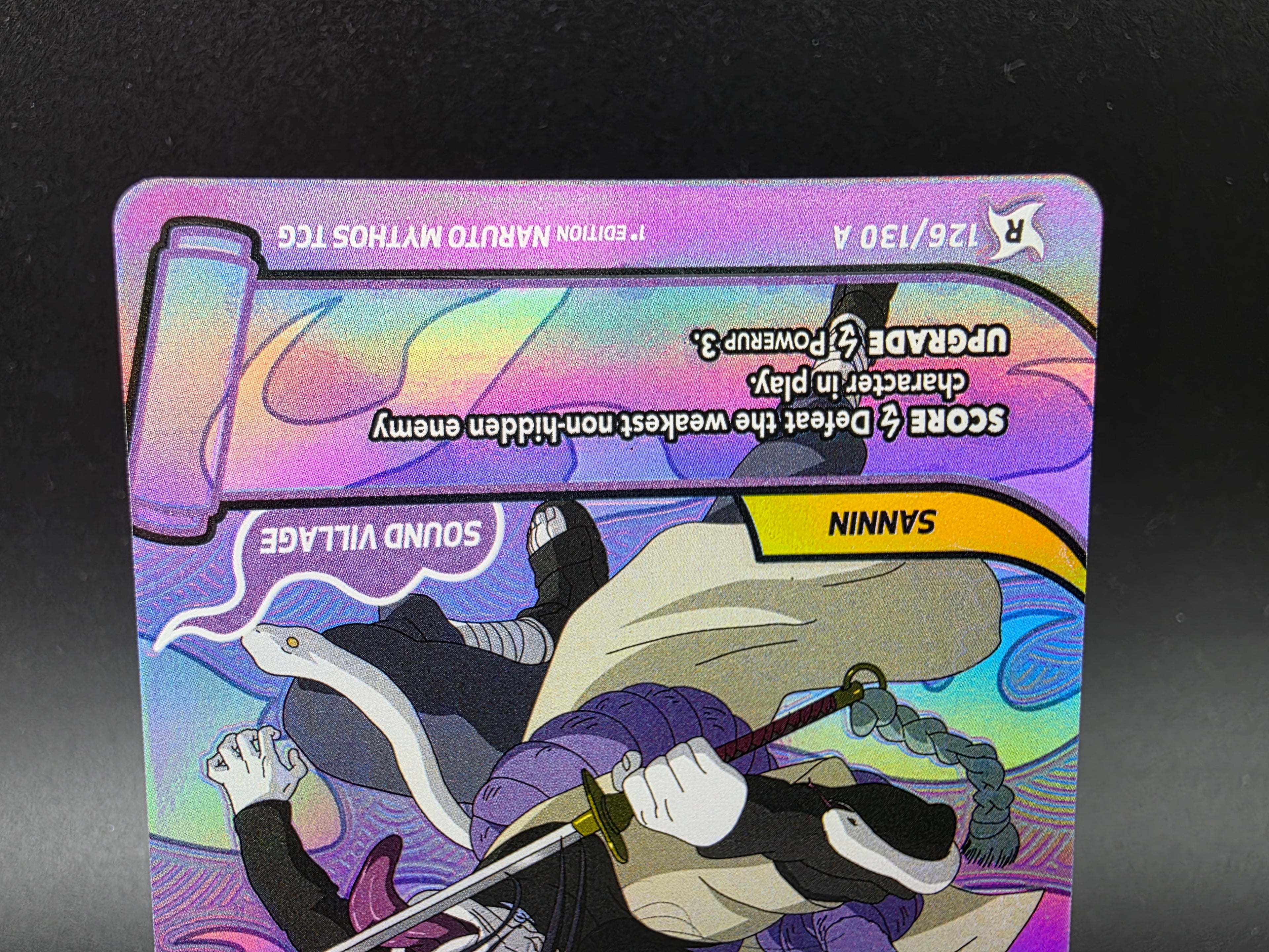 126/130A Orochimaru Alternative Art - Naruto Mythos TCG ENG 1st Edition