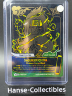 136/130 Sasuke Uchiha Secret Rare - Naruto Mythos TCG ENG 1st Edition