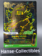 136/130 Sasuke Uchiha Secret Rare - Naruto Mythos TCG ENG 1st Edition