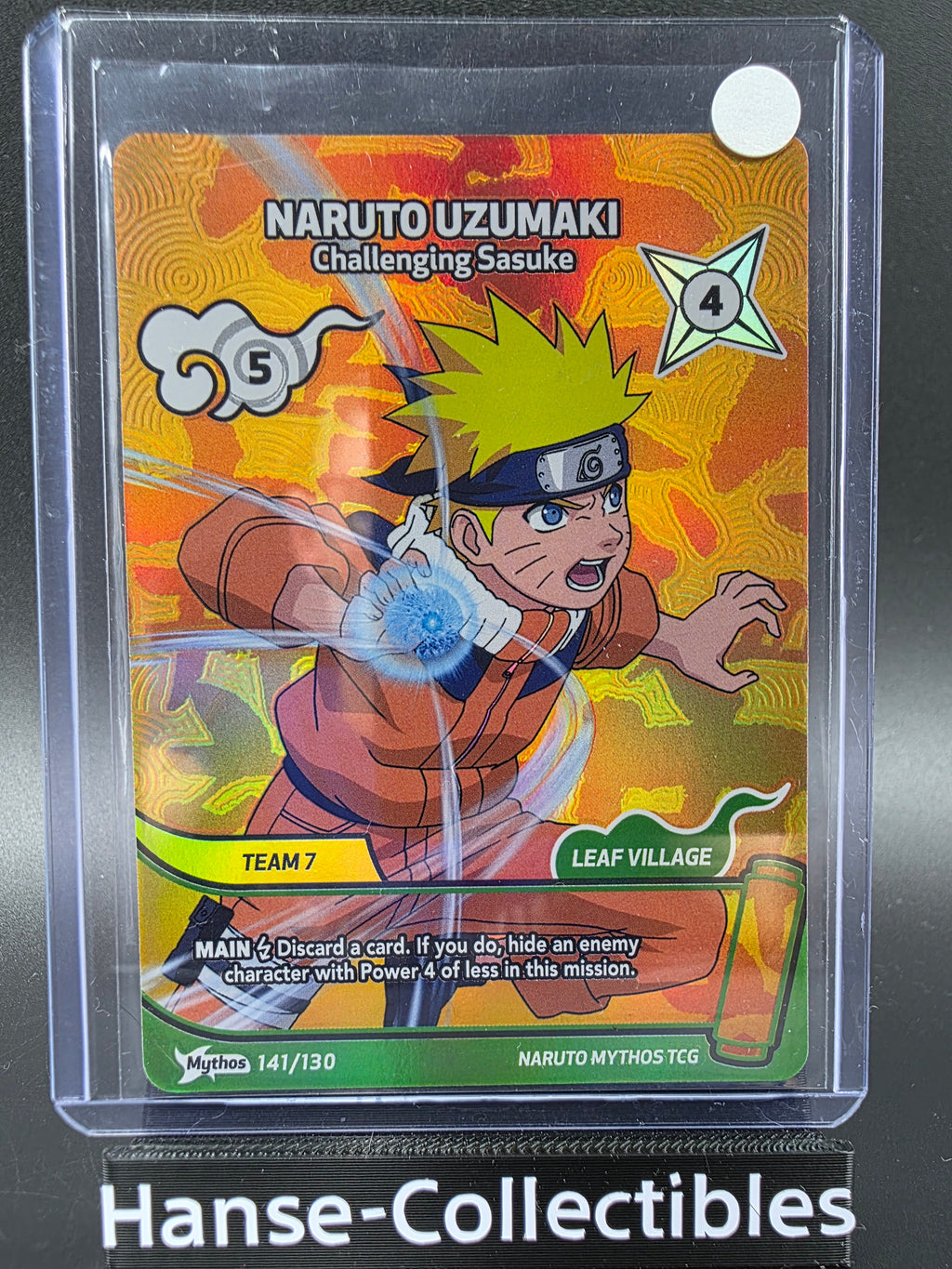 141/130 Naruto Uzumaki Promo - Naruto Mythos TCG ENG 1st Edition