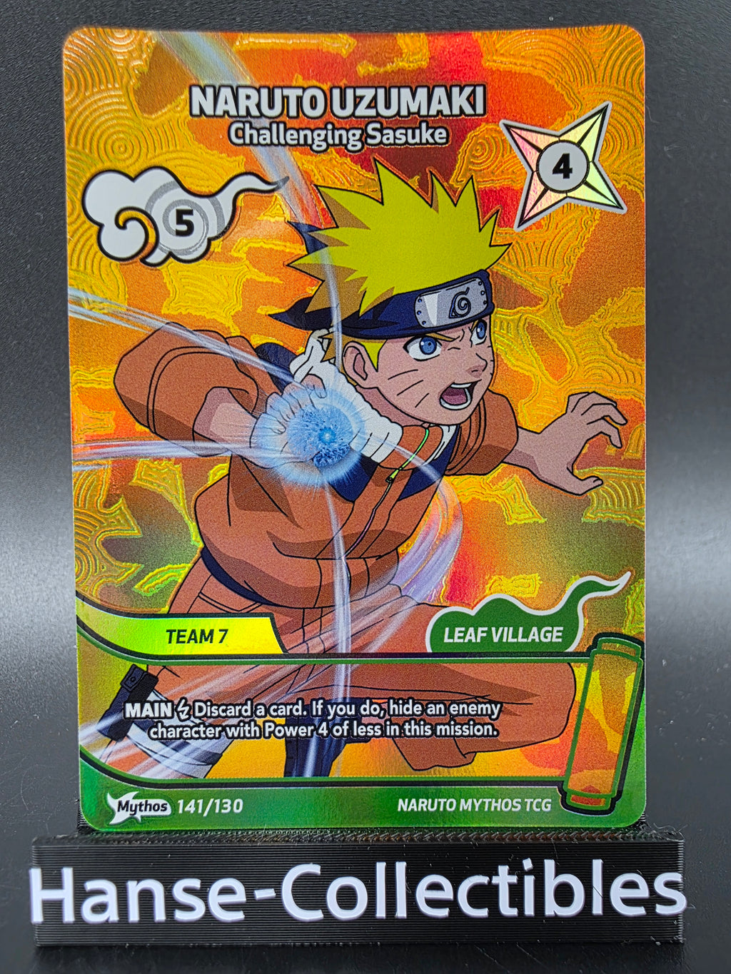 141/130 Naruto Uzumaki Promo - Naruto Mythos TCG ENG 1st Edition