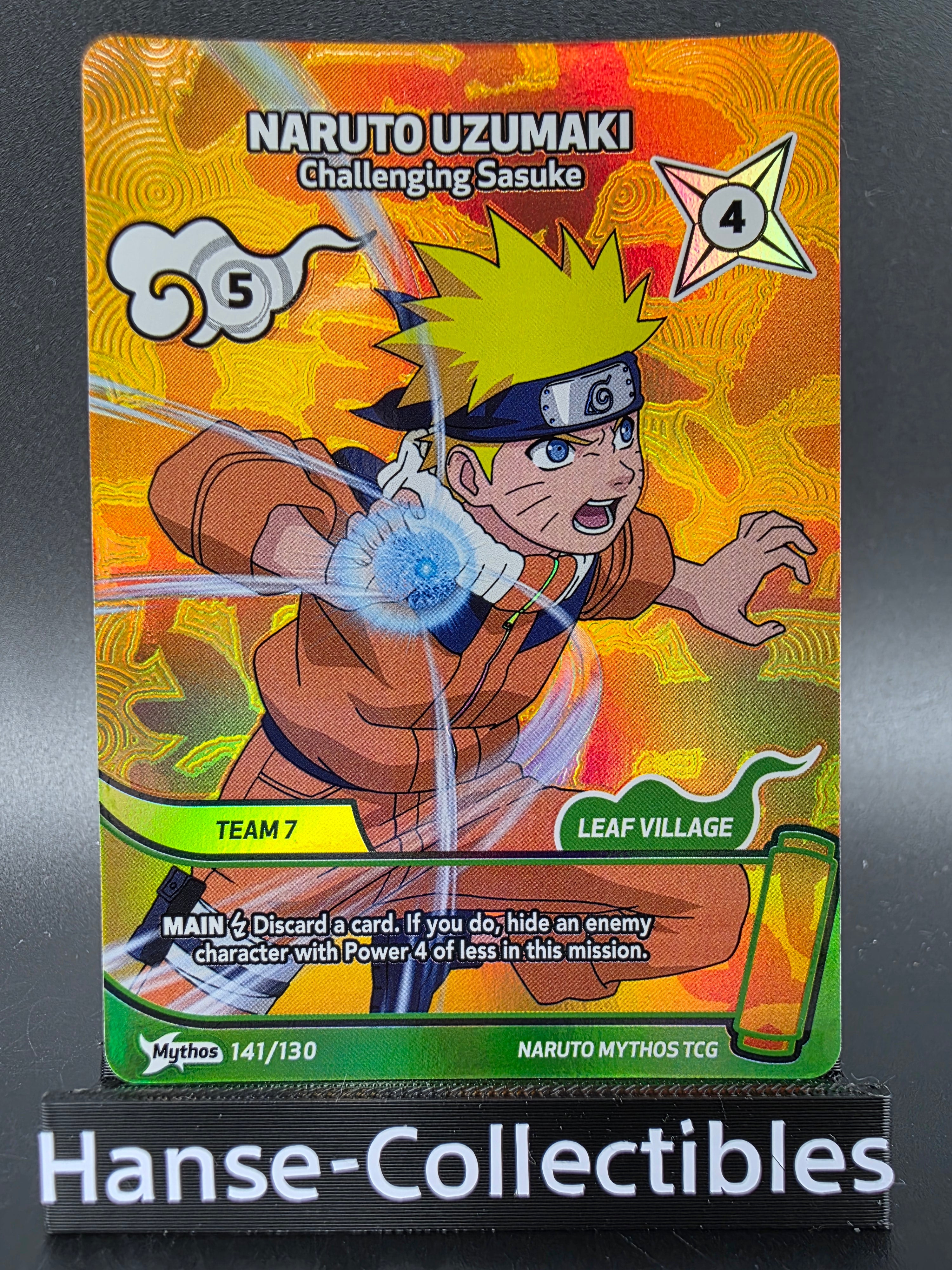 141/130 Naruto Uzumaki Promo - Naruto Mythos TCG ENG 1st Edition