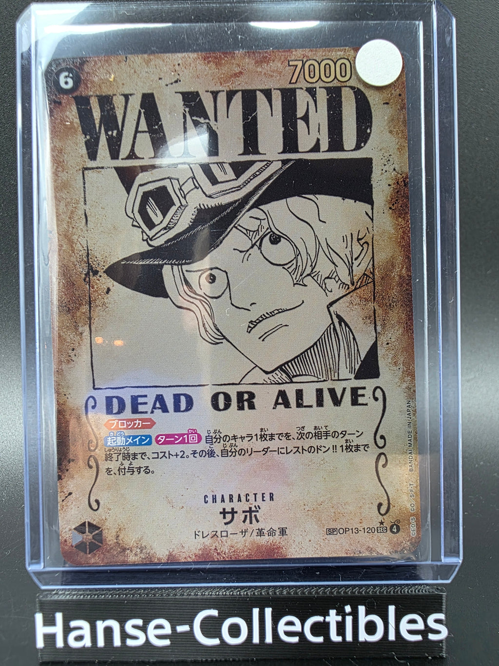 OP13-120 Sabo Wanted One Piece TCG JAP