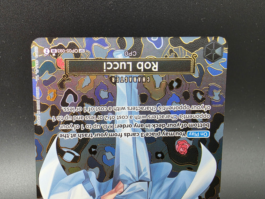 OP05-093 Rob Lucci Mosaik Special Rare One Piece TCG ENG
